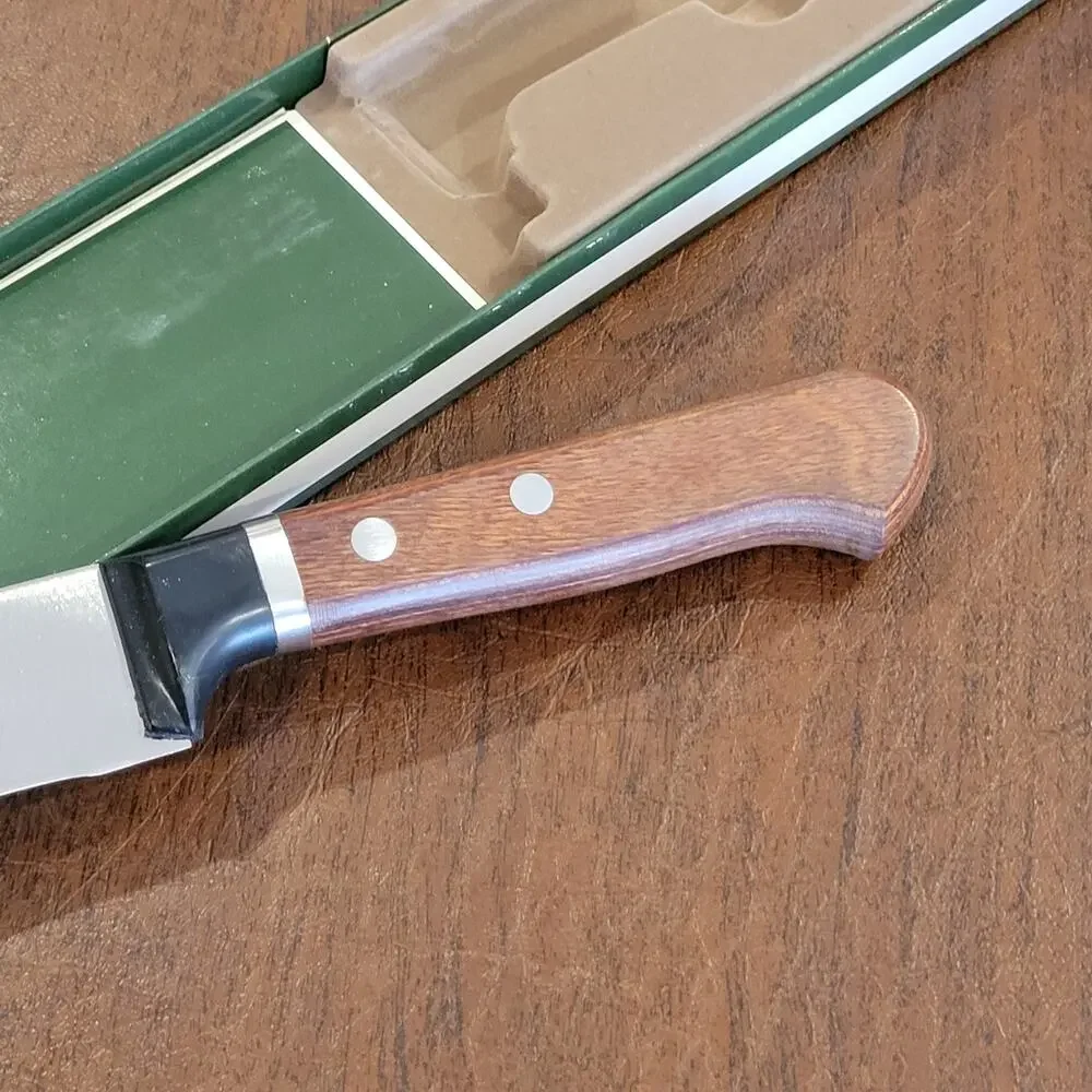Vintage Rare Suncraft molybdenum vanadium stainless steel butcher knife. Japan